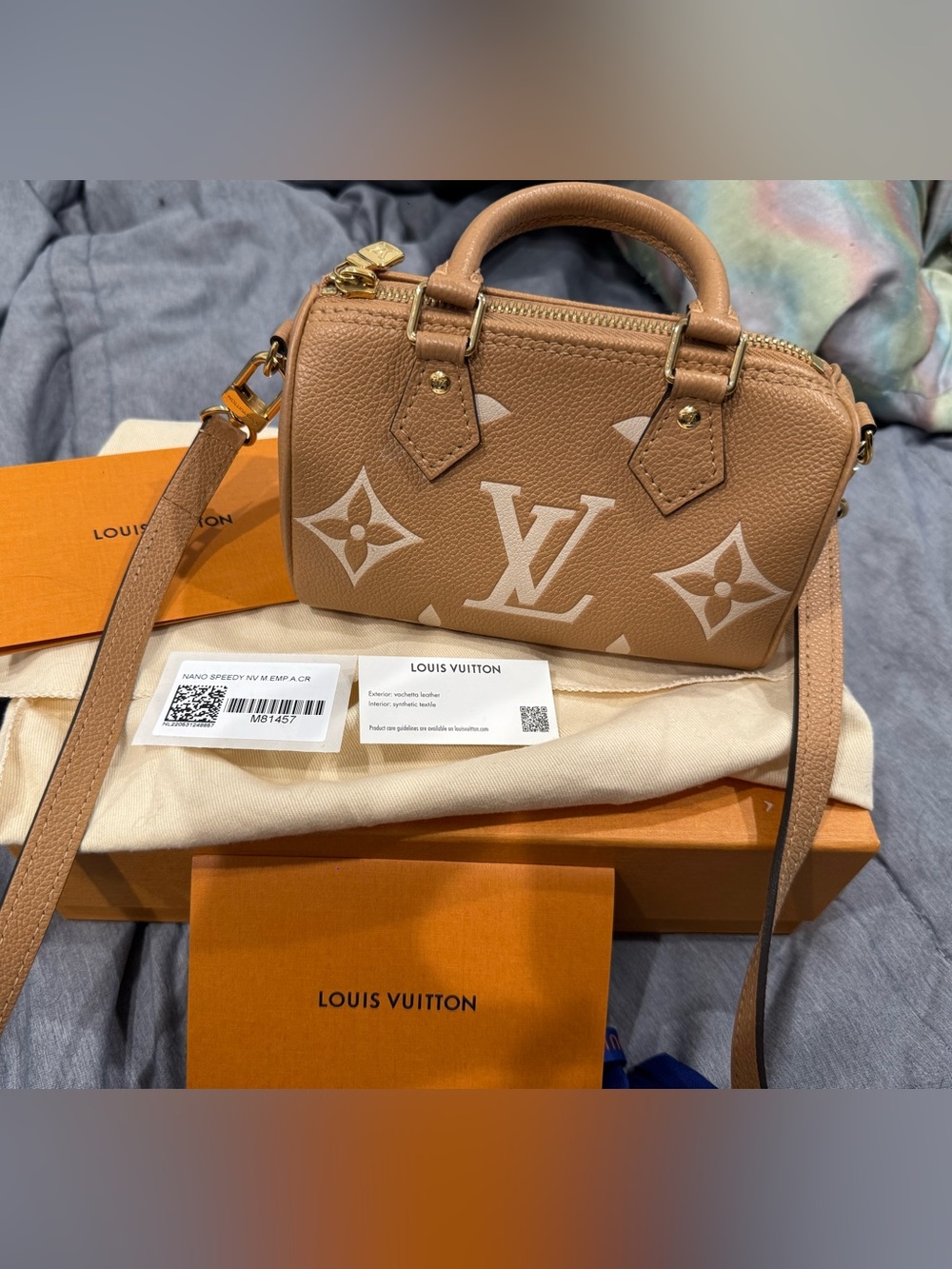 Louis Vuitton Tan Mini Alma-Inspired Monogram Satchel